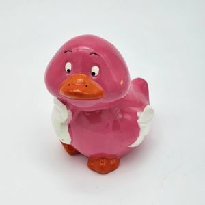 Vintage Pink Duck Coin Piggy Bank